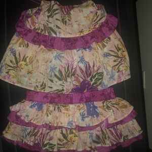 Matilda Jane NWT Skirt and Tank set Size 12/18